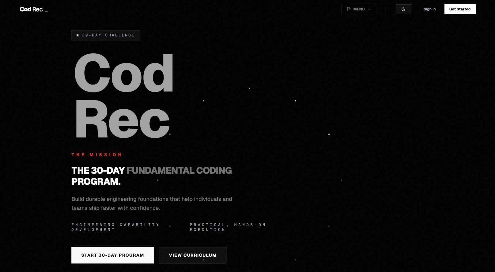 CodRec | Master Coding Fundamentals